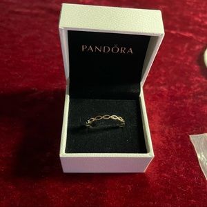 Pandora 14K Gold Royal Victorian Ring